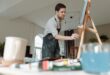 man holding a brush